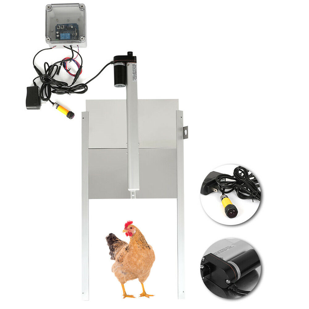 Chick Safe Automatic Chicken Coop Door Opener with Light Sensor Remote