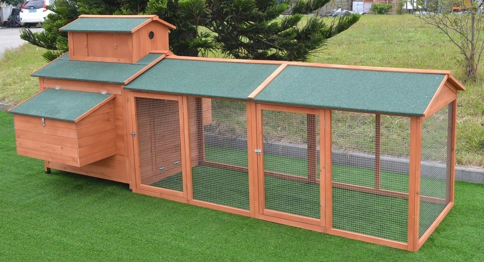 Sung-ll Impregnated Pine Wood Chicken House 1,5x1,5x2 M - Cages